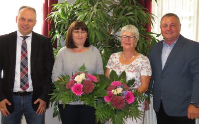 Jubiläum und Verabschiedung bei der Verbandsverwaltung